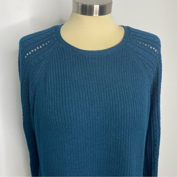 Sonoma Teal Crew Neck Sweater - Picture 3 of 8
